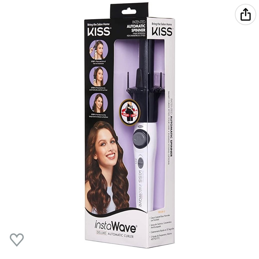 The Kiss Ceramic Instawave Haircurler